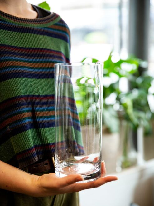 Tall Cylinder Vase